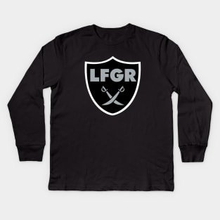 LFGR - Black Kids Long Sleeve T-Shirt